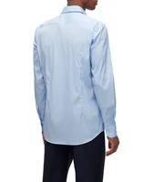 Slim-Fit Cotton-Blend Poplin Dress Shirt
