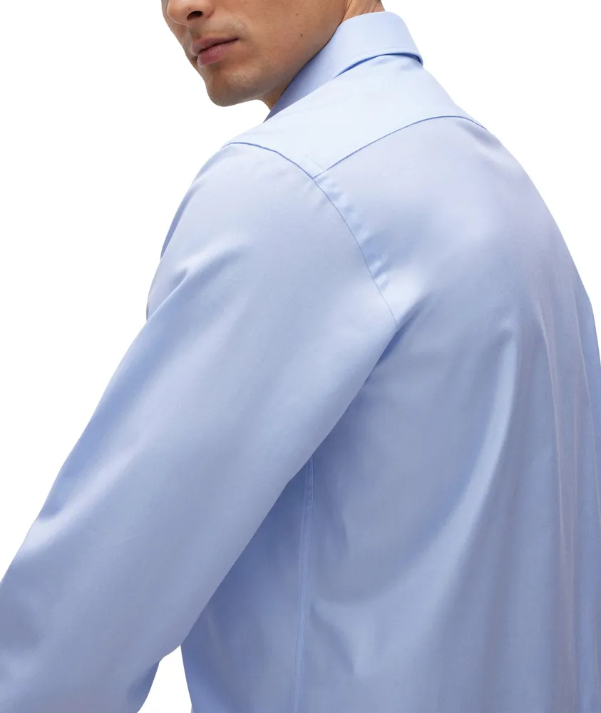 Regular-Fit Stretch-Twill Dress Shirt