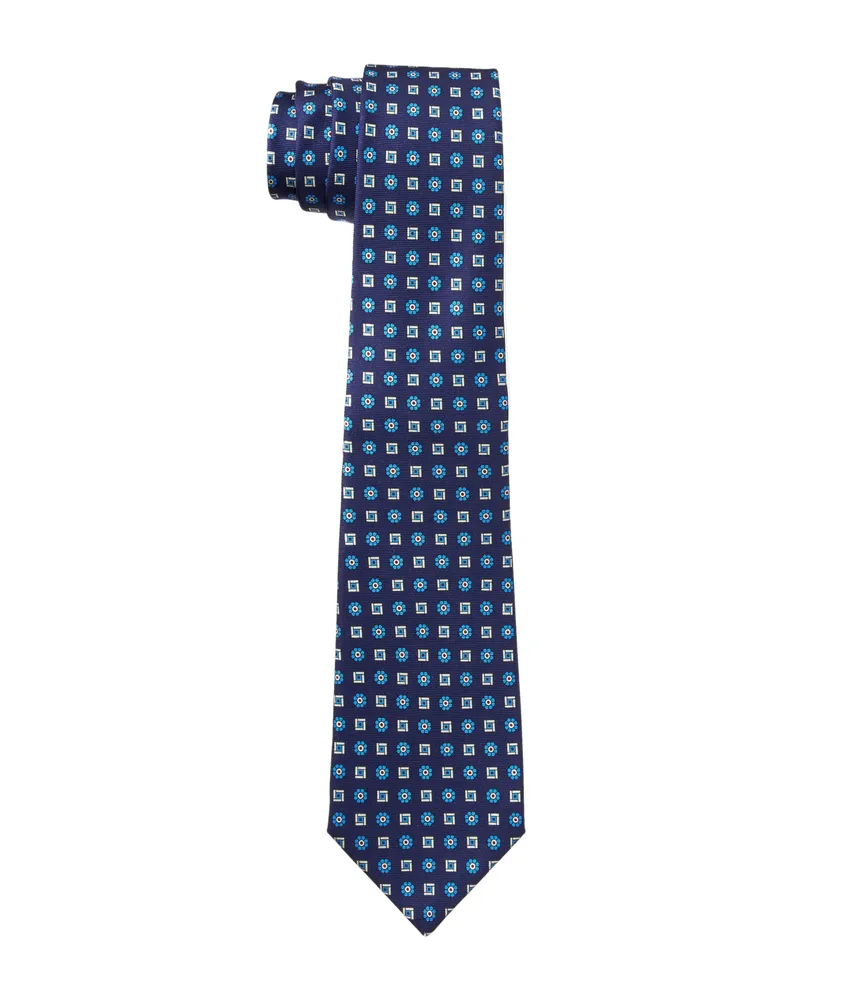 Floral Patterned Silk Tie