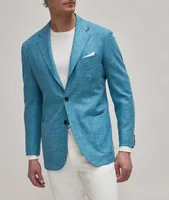 Contemporary Fit Wool-Cashmere-Silk Blend Sport Jacket