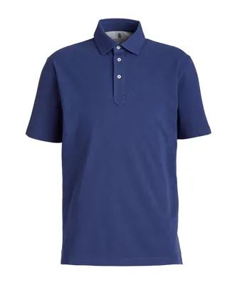 Short-Sleeve Jersey Cotton Piqué Polo