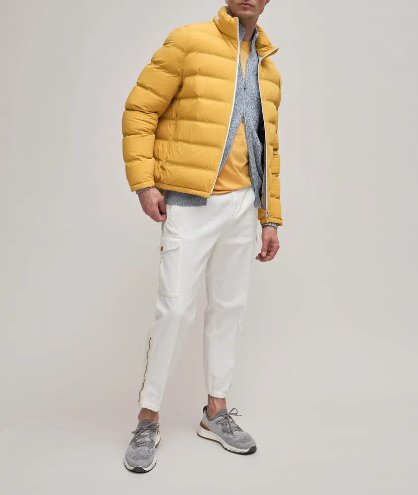 Bonded Nylon Down Puffer Jacket