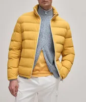 Bonded Nylon Down Puffer Jacket