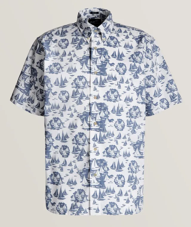 Reyn Spooner Men's White Toronto Blue Jays Scenic Button-Up Shirt