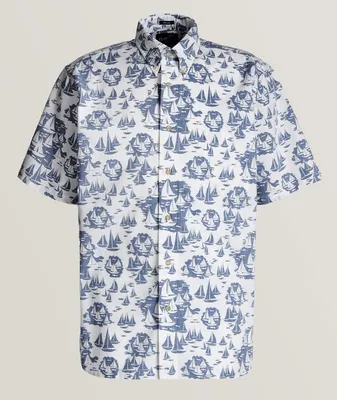 Mele Kele Print Hawaiian Shirt