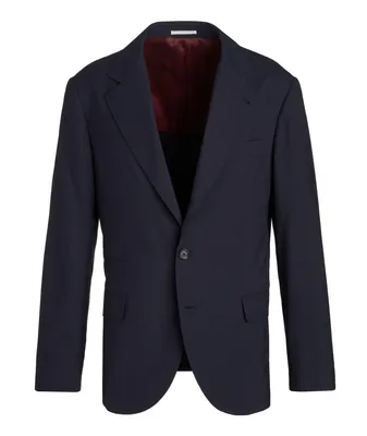 Unstructured Wool-Silk Sports Jacket
