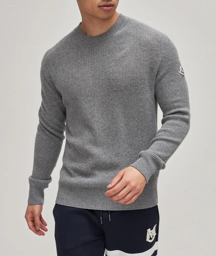 Wool-Cashmere Ribbed Sweater