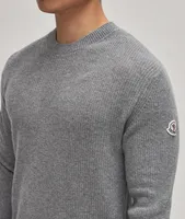 Wool-Cashmere Ribbed Sweater