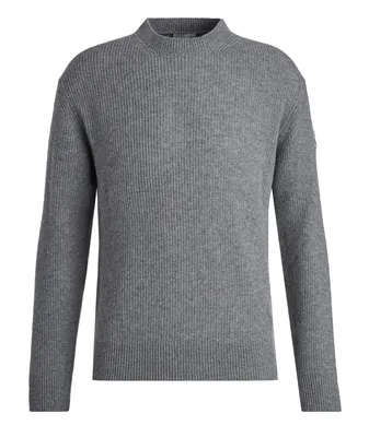 Wool-Cashmere Ribbed Sweater