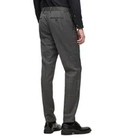 Checked Virgin Wool Three-Piece Suit