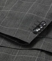 Checked Virgin Wool Three-Piece Suit