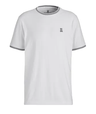 Knit Trim Jersey T-Shirt