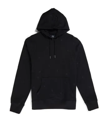 Logo Embroidered Hooded Sweater
