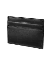 Embossed Logo Leather Card Holder