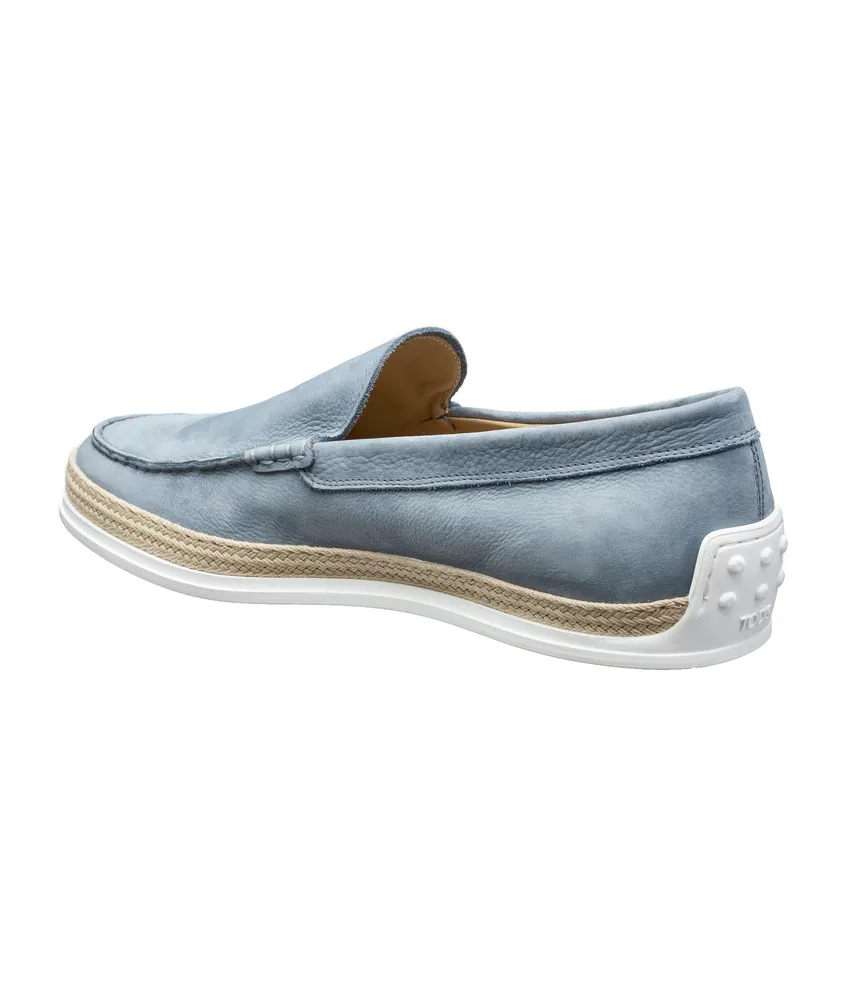 Nubuck Espadrille Slip-Ons
