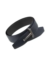 Reversible Grain Leather Textured Belt