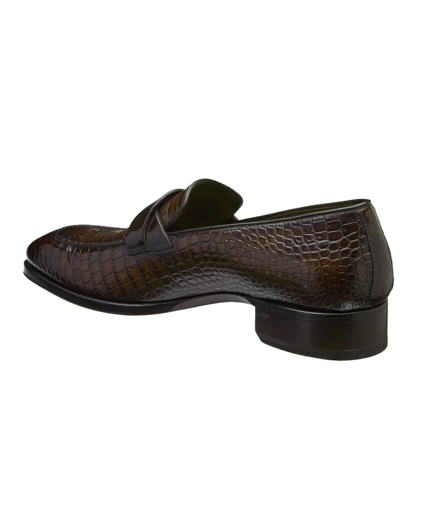 tom ford alligator loafers