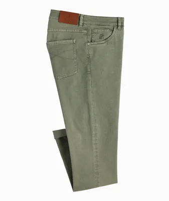 Dyed Stretch-Cotton Skinny Fit Jeans