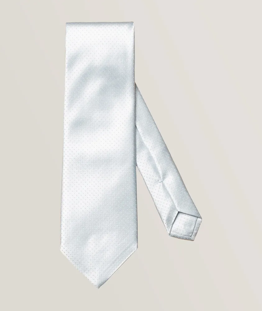 Pin-Dot Silk Tie