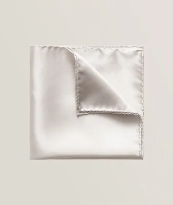 Solid Silk Pocket Square