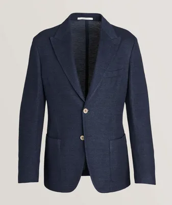 Textured Linen-Cotton Sport Jacket