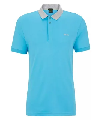 Slim-Fit Interlock Embroidered Logo Cotton Polo