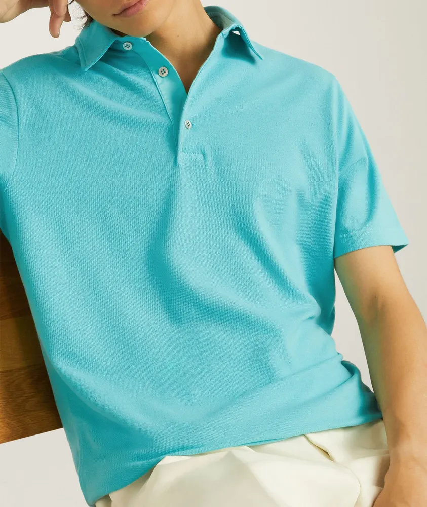 Short-Sleeve Cotton Piqué Polo