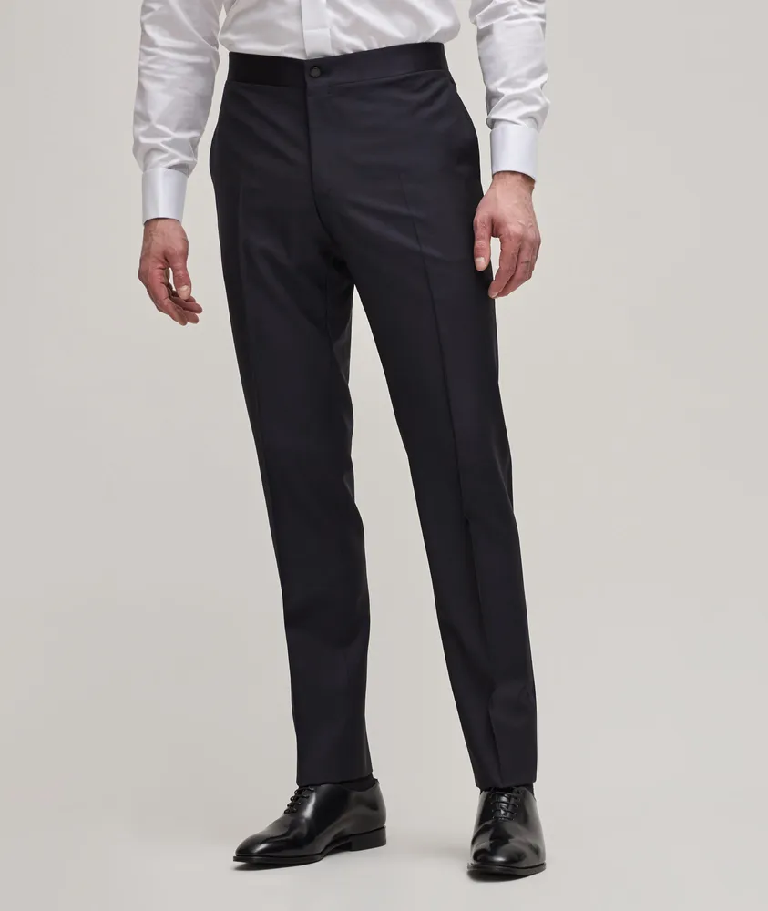 Wool-Mohair Formal Tux Trouser