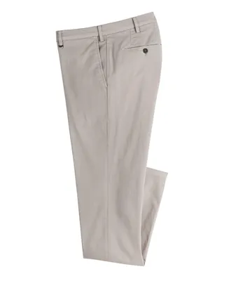 Micro Twill Stretch-Cotton Trousers
