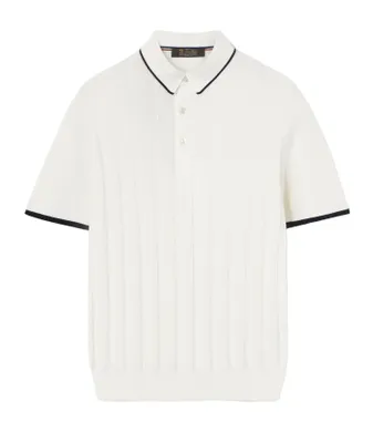 The Gift of Kings Rib Knit Wool Polo