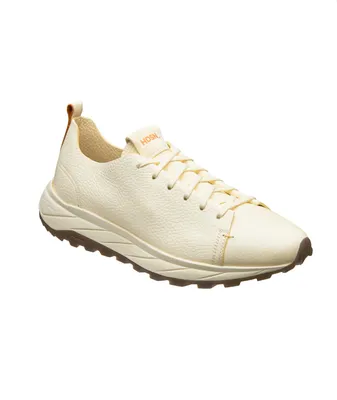 Ermes Grained Leather Trainers