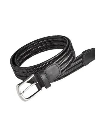 Stretch Woven Leather Belt