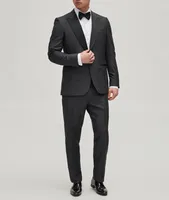 Sartorial Silk-Wool Crosshatch Tuxedo