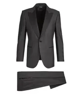 Sartorial Silk-Wool Crosshatch Tuxedo