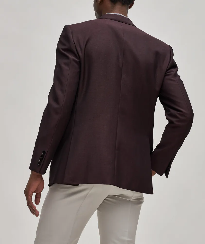 AchillFarm Wool-Mohair Twill Evening Jacket