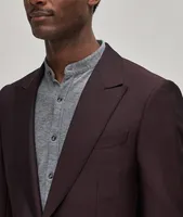 AchillFarm Wool-Mohair Twill Evening Jacket