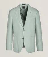 Crossover Linen-Blend Sport Jacket