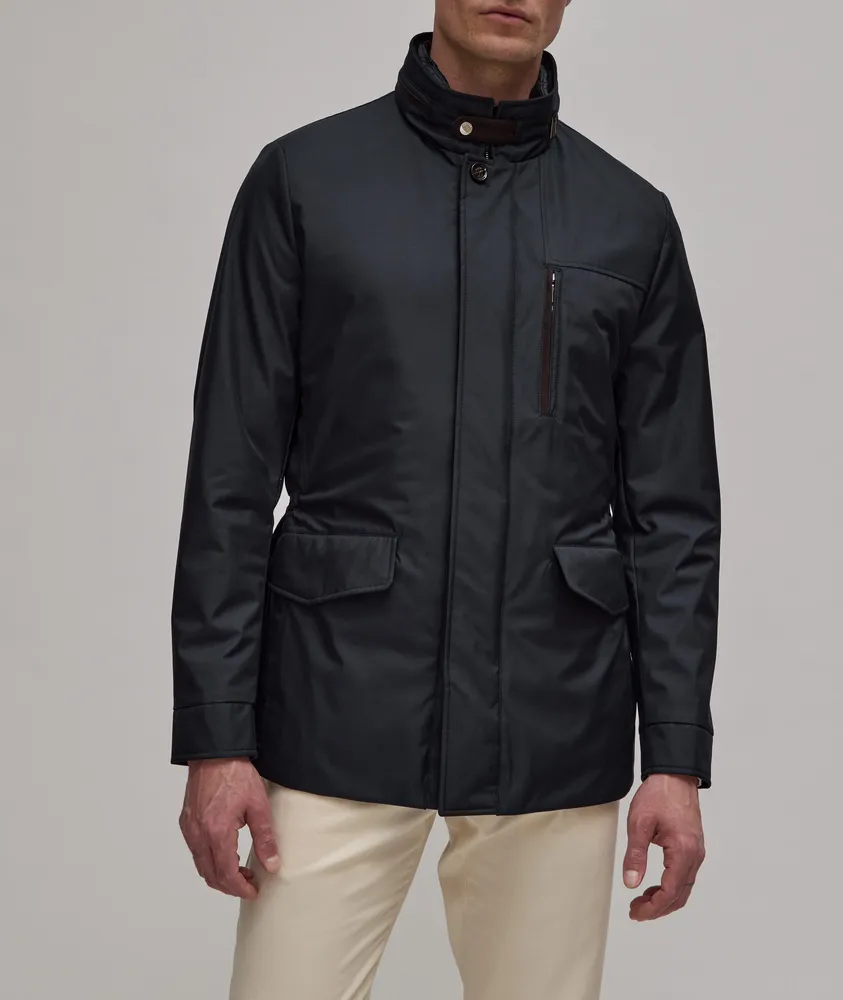Down-Filled Ford Technical Fabric Field Jacket