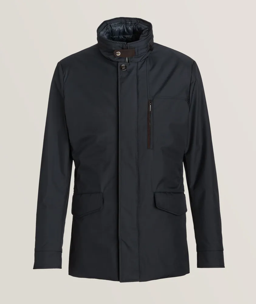 Down-Filled Ford Technical Fabric Field Jacket