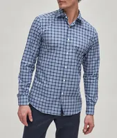 Micro Check Cotton Sport Shirt