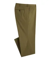 Pleated Sartorial Stretch-Cotton Trousers