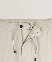 Linen Drawstring Pants