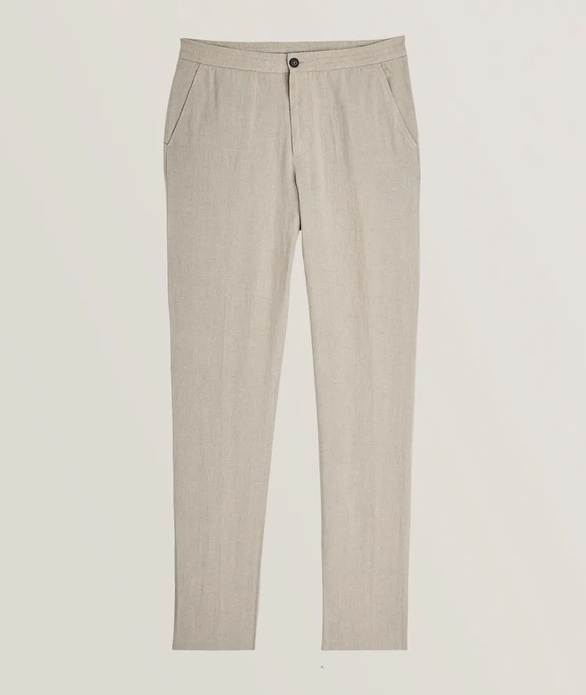 Linen Drawstring Pants