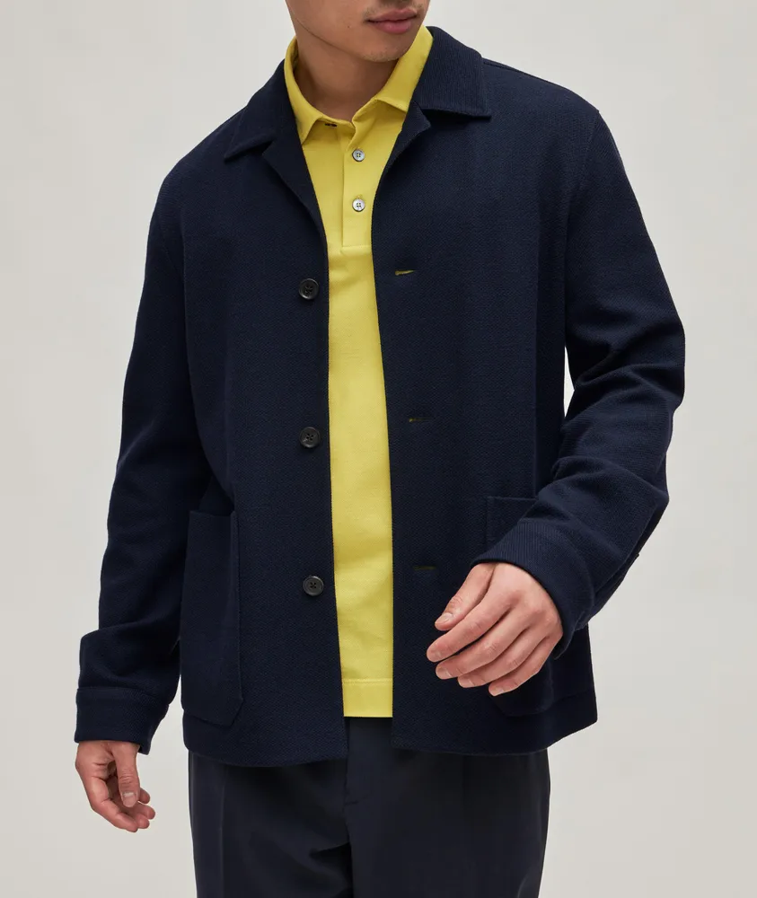 Jerseywear Cotton-Wool Chore Jacket