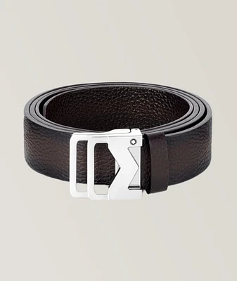 Sfumato Textured Leather Belt 