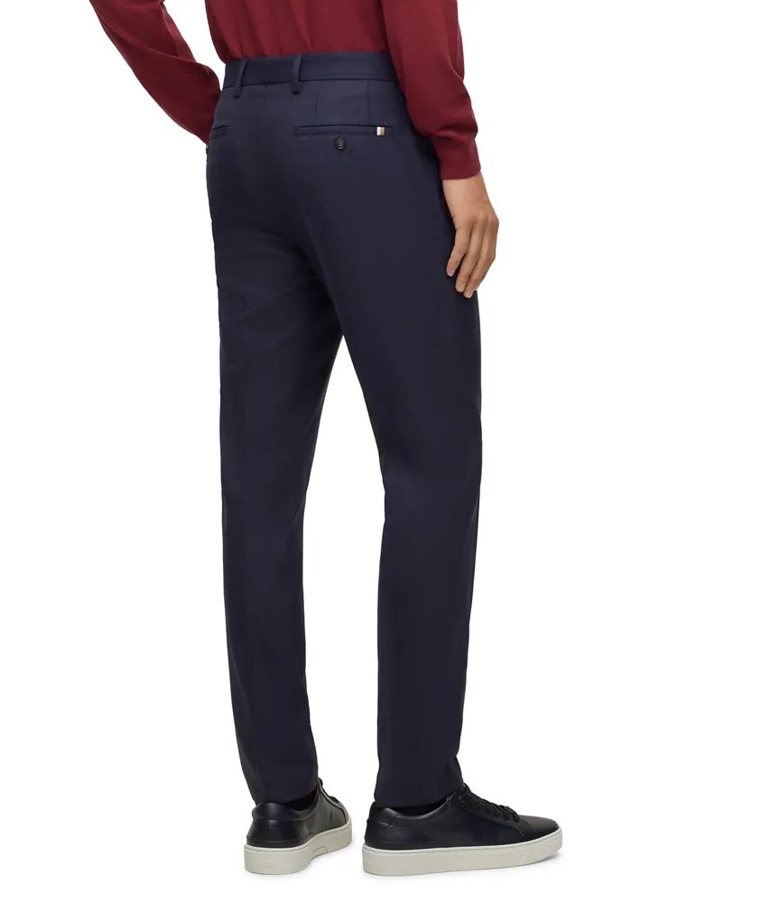 Slim-Fit Virgin Wool Trousers