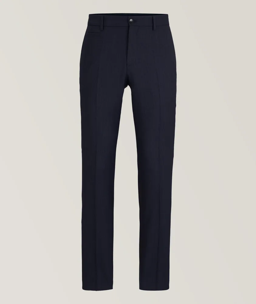 Slim-Fit Virgin Wool Trousers