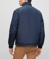 Patch Logo Water-Repellent Reversible Jacket