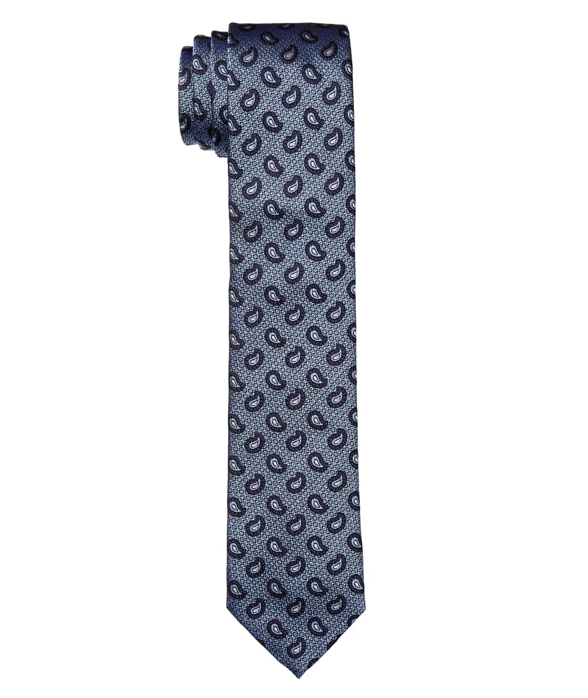 Paisley Printed Silk Tie