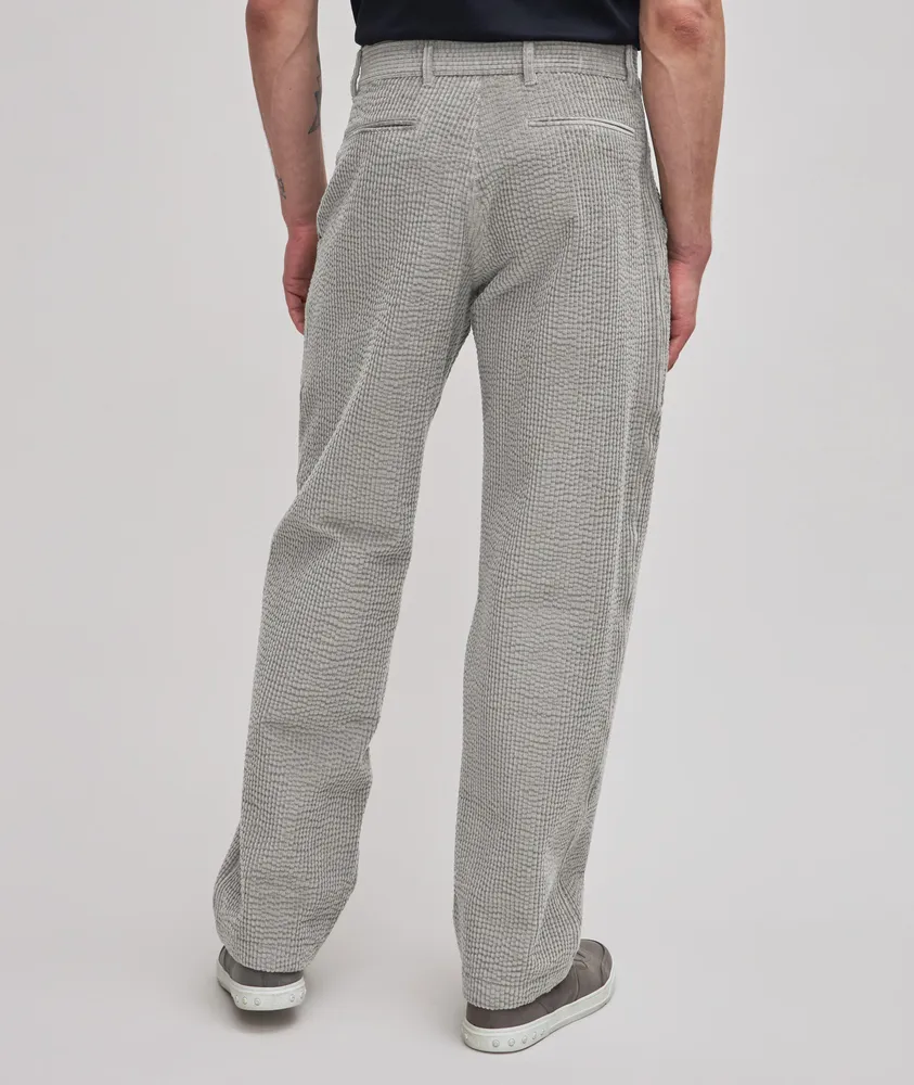 Corduroy Stretch-Cotton Dress Pants